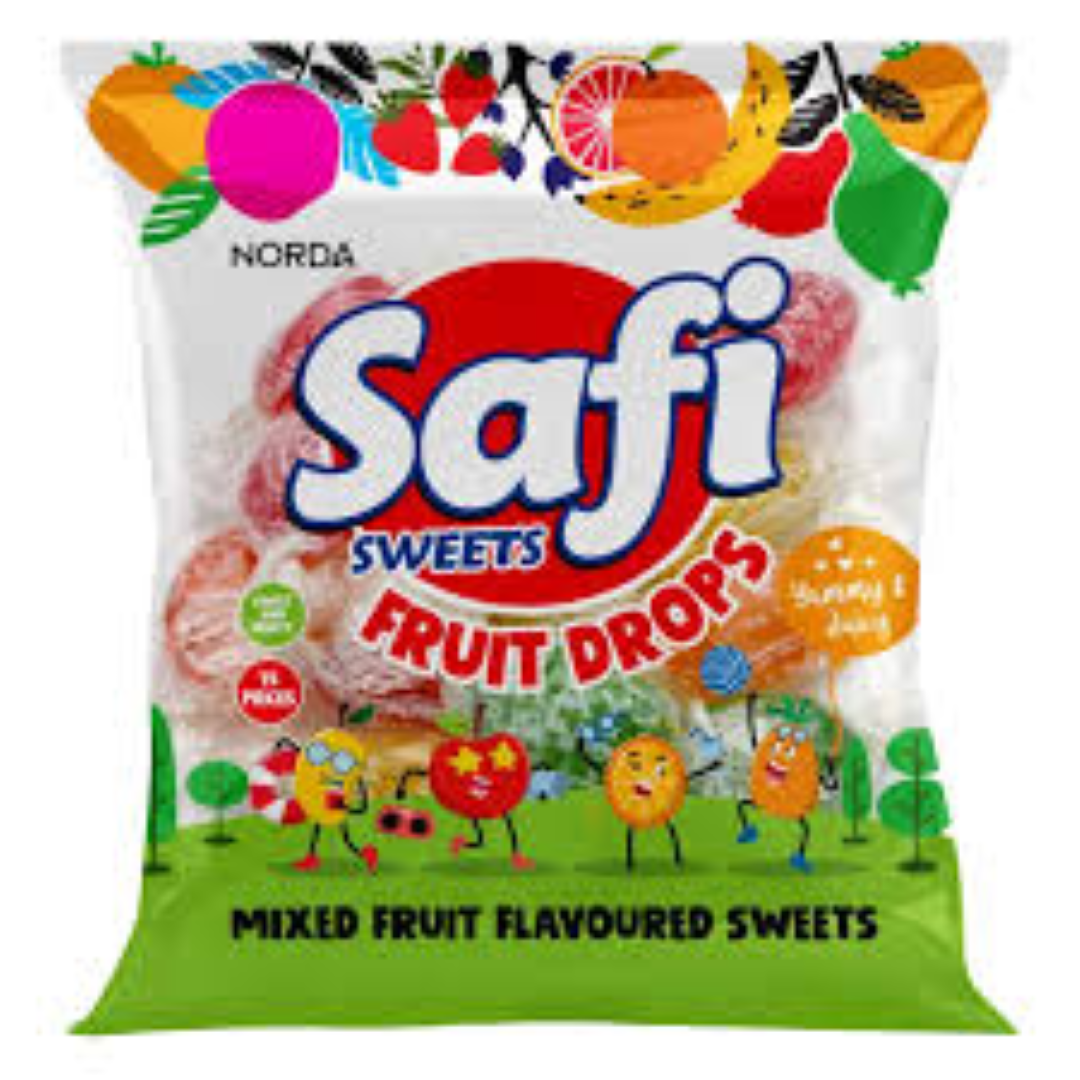 SAFI SWEETS FRUIT DROPS 75PCS